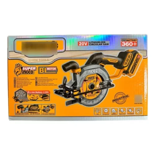 Caja de Sierra Circular Inalámbrica Ingco CSLI14021